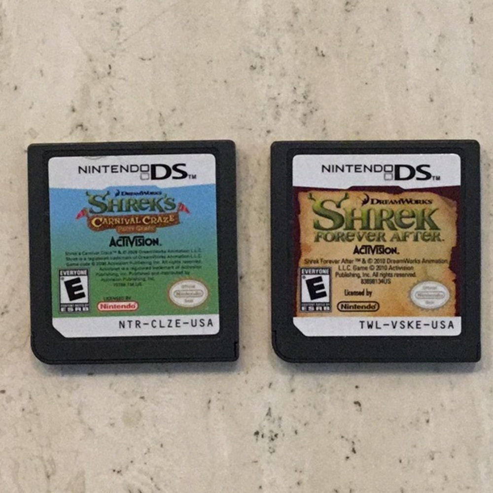 Shrek Carnival Craze Nintendo DS Game & Shrek Forever After Nintendo DS Games - Picture 10 of 10